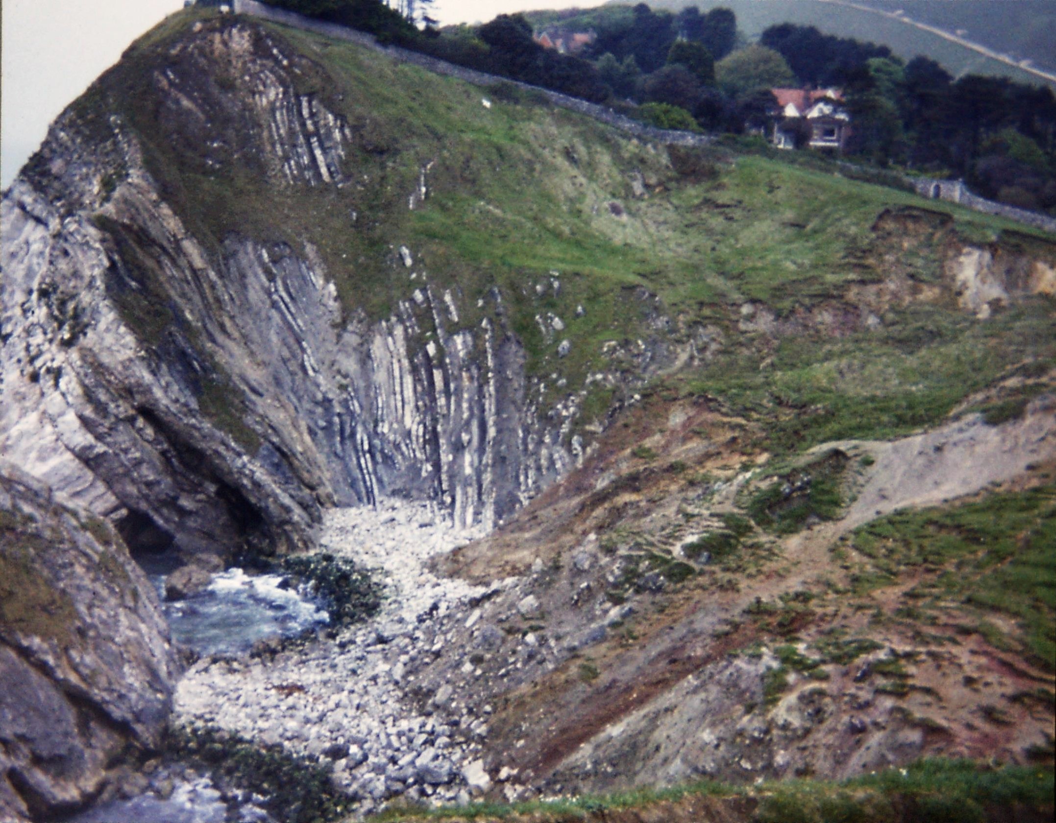 1972.05 Dorset1. Lulworth. Stair Hole (Purbeck Gp)