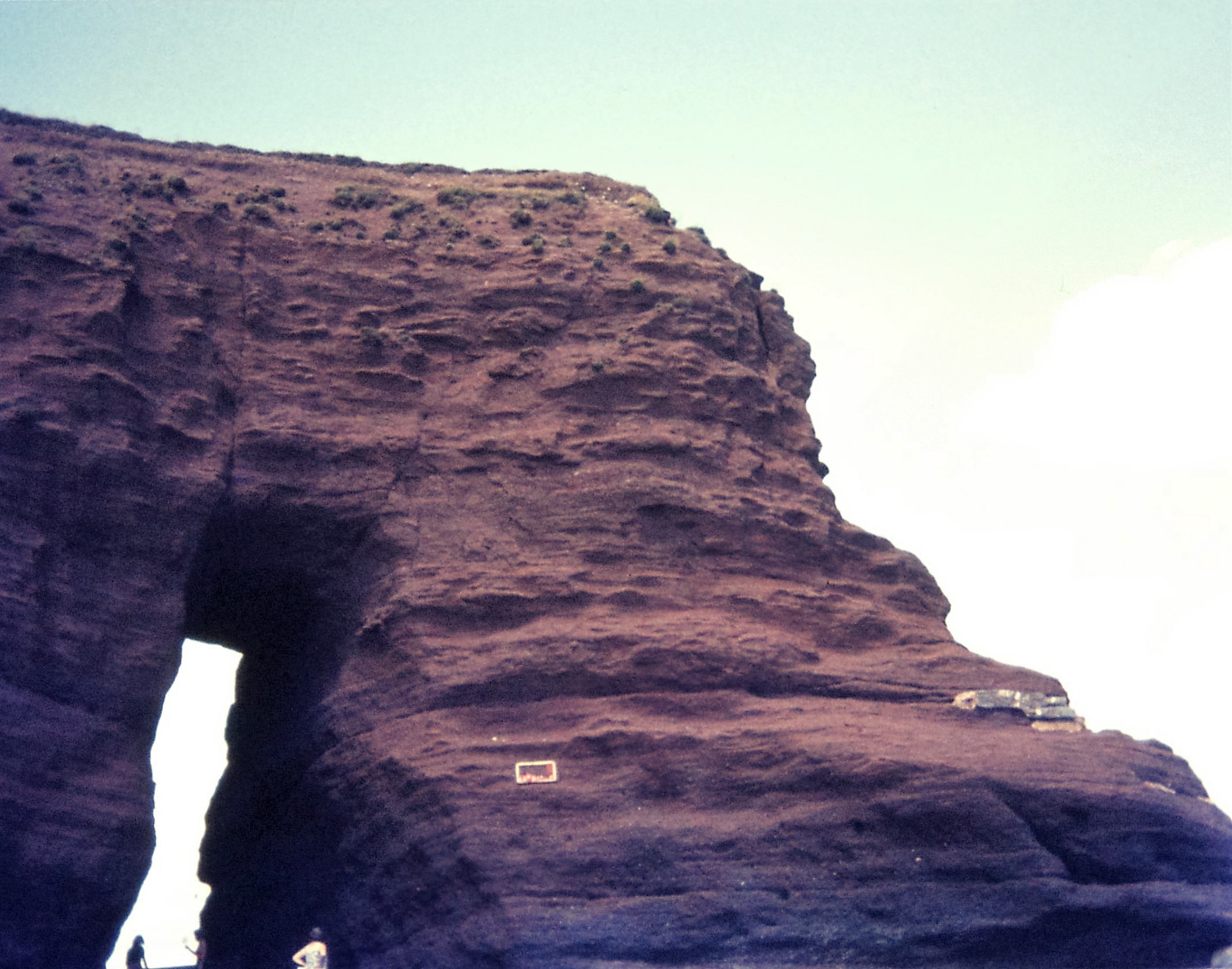 1974. Devon2. Dawlish Warren. Langstone Rock. Permian sandstones & breccias